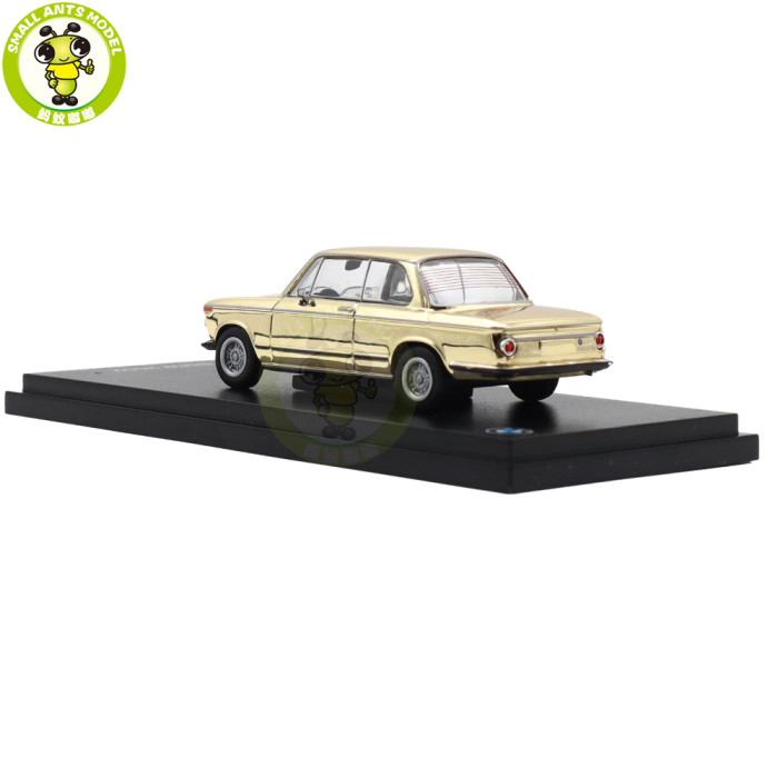 1/64 Almost Real BMW 3.0 CSL 2002 Z8 M3 Golden Chrome Diecast Model Toys Car Gifts For Friends