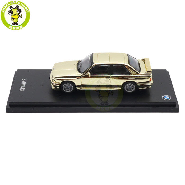1/64 Almost Real BMW 3.0 CSL 2002 Z8 M3 Golden Chrome Diecast Model Toys Car Gifts For Friends