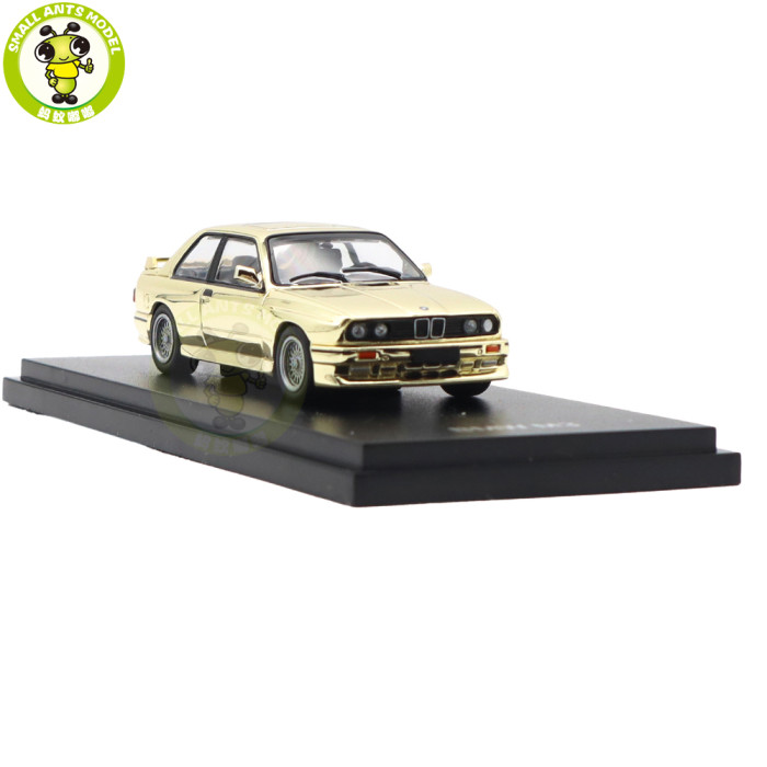 1/64 Almost Real BMW 3.0 CSL 2002 Z8 M3 Golden Chrome Diecast Model Toys Car Gifts For Friends