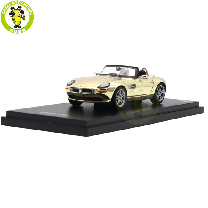 1/64 Almost Real BMW 3.0 CSL 2002 Z8 M3 Golden Chrome Diecast Model Toys Car Gifts For Friends
