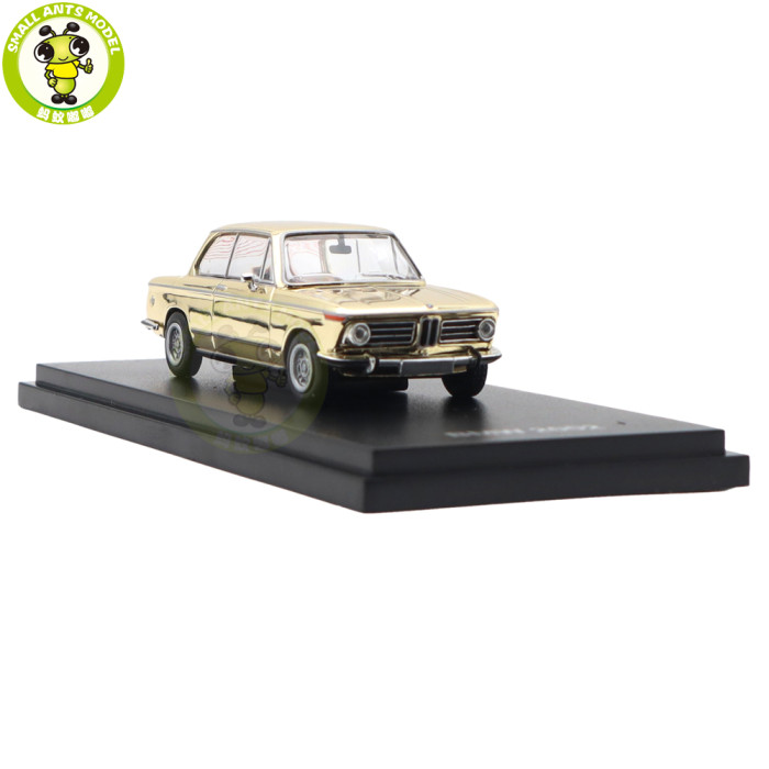 1/64 Almost Real BMW 3.0 CSL 2002 Z8 M3 Golden Chrome Diecast Model Toys Car Gifts For Friends