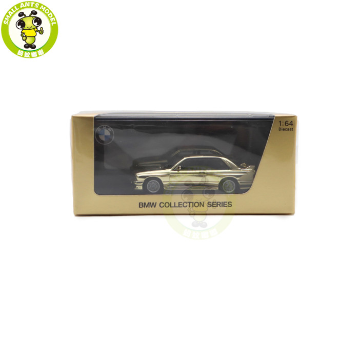 1/64 Almost Real BMW 3.0 CSL 2002 Z8 M3 Golden Chrome Diecast Model Toys Car Gifts For Friends