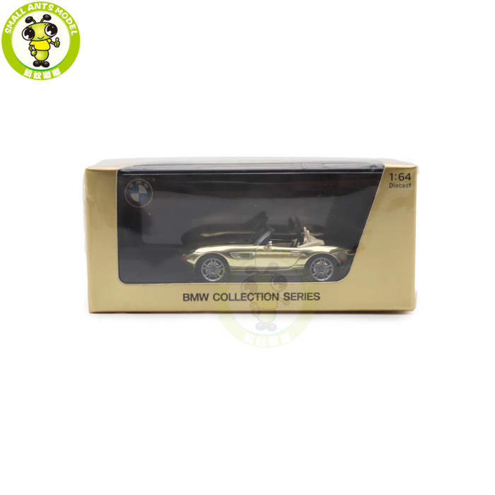 1/64 Almost Real BMW 3.0 CSL 2002 Z8 M3 Golden Chrome Diecast Model Toys Car Gifts For Friends
