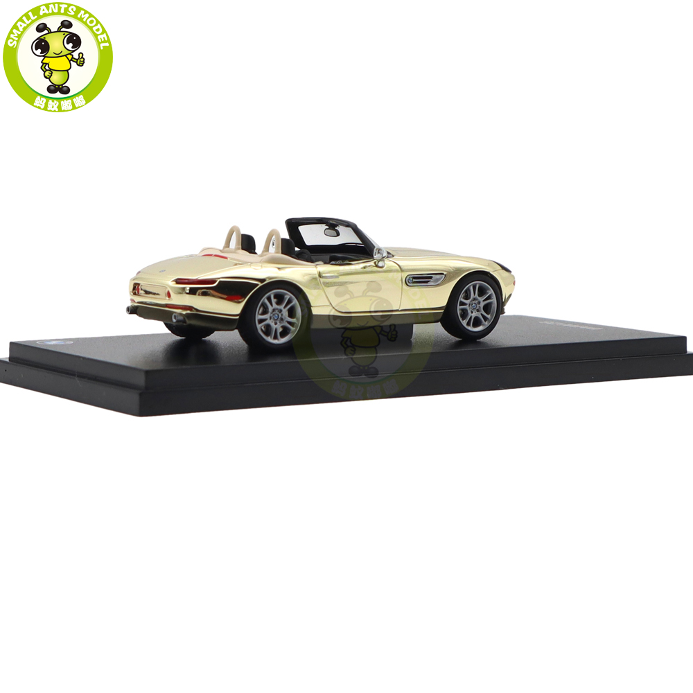 1/64 Almost Real BMW 3.0 CSL 2002 Z8 M3 Golden Chrome Diecast