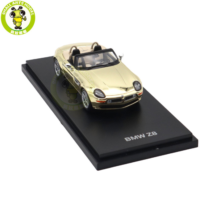 1/64 Almost Real BMW 3.0 CSL 2002 Z8 M3 Golden Chrome Diecast Model Toys Car Gifts For Friends