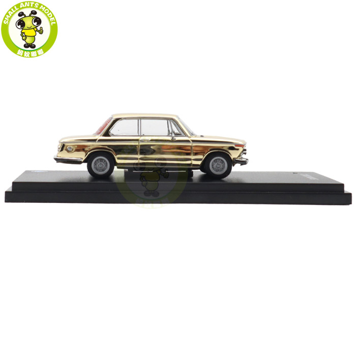1/64 Almost Real BMW 3.0 CSL 2002 Z8 M3 Golden Chrome Diecast Model Toys Car Gifts For Friends
