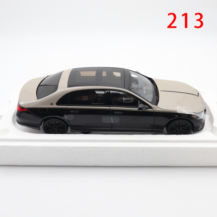 Defective 1/18 Mercedes Maybach S Class Night Series S680 2023 Almost Real 820140 Mojave Silver / Onyx Black Diecast Model Car