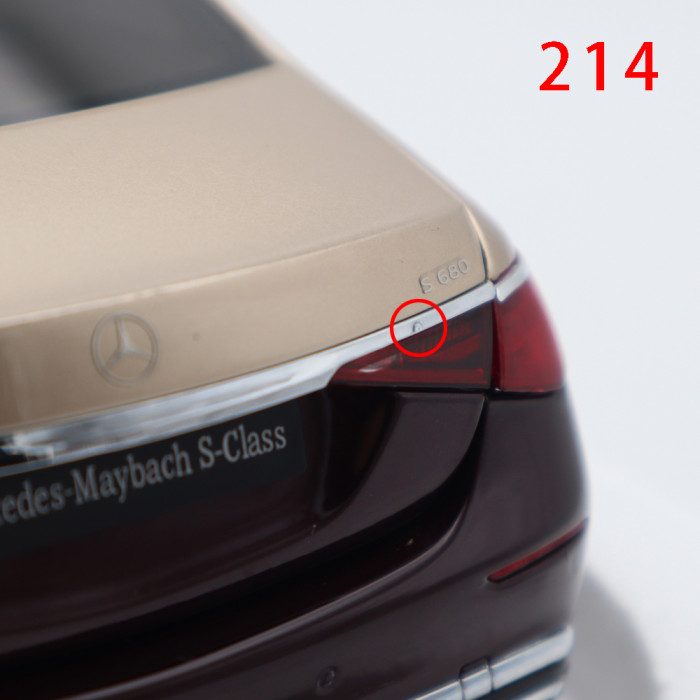 1/18 Mercedes Maybach S Class S680 2021 Almost Real 820122B 820122 Diecast Model Toy Car Gifts For Friends Father