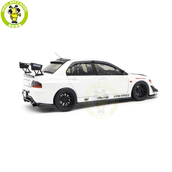 1/18 Mitsubishi Lancer EVO IX 9 MR FQ-360 JDM Super A  Diecast Model Toy Car Gifts For Father Friends