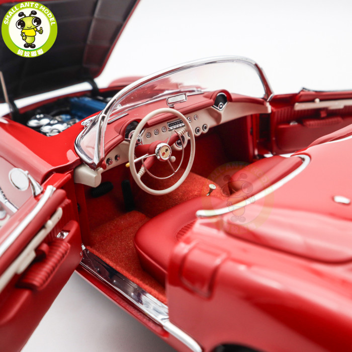 1/18 Chevrolet Corvette 1954 Autoart 71082 Red Diecast Model Car Gifts For Friends Father