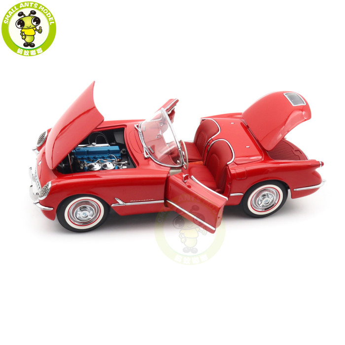 1/18 Chevrolet Corvette 1954 Autoart 71082 Red Diecast Model Car Gifts For Friends Father