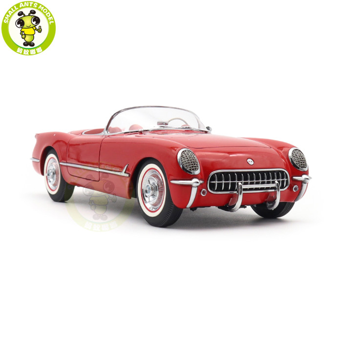 1/18 Chevrolet Corvette 1954 Autoart 71082 Red Diecast Model Car Gifts For Friends Father
