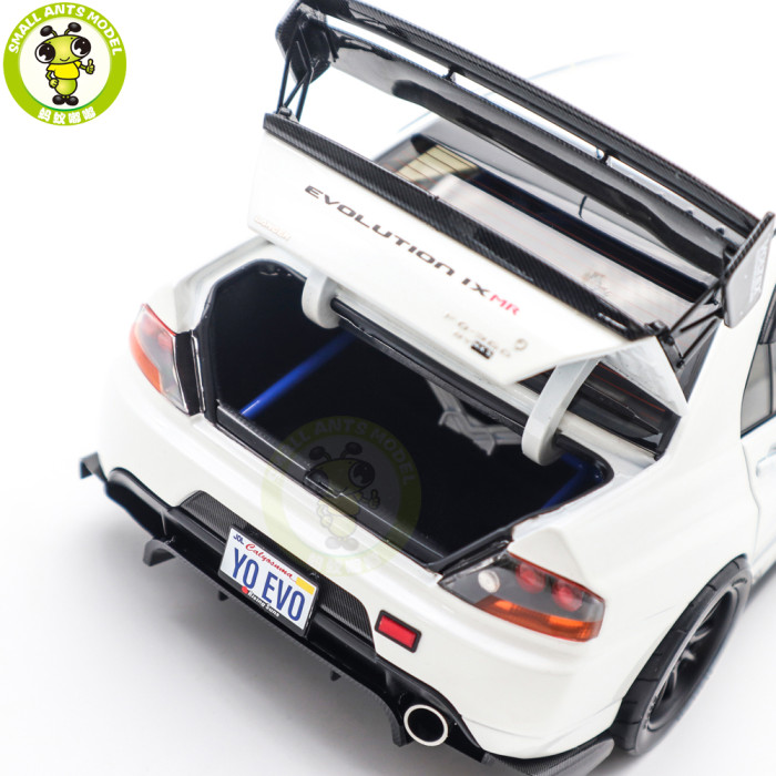 1/18 Mitsubishi Lancer EVO IX 9 MR FQ-360 JDM Super A  Diecast Model Toy Car Gifts For Father Friends
