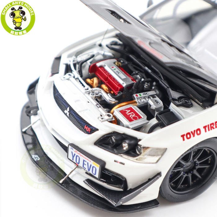 1/18 Mitsubishi Lancer EVO IX 9 MR FQ-360 JDM Super A  Diecast Model Toy Car Gifts For Father Friends