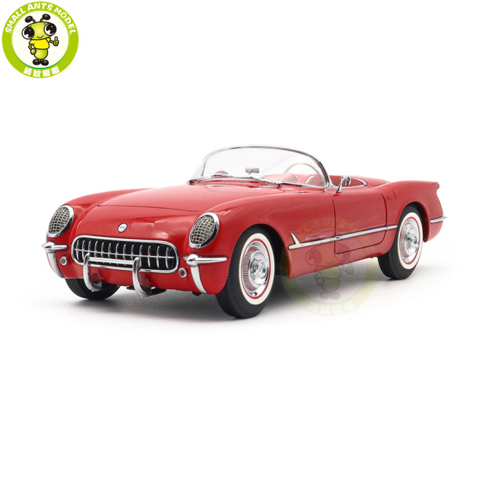 1/18 Chevrolet Corvette 1954 Autoart 71082 Red Diecast Model Car Gifts For Friends Father