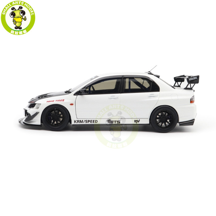 1/18 Mitsubishi Lancer EVO IX 9 MR FQ-360 JDM Super A  Diecast Model Toy Car Gifts For Father Friends