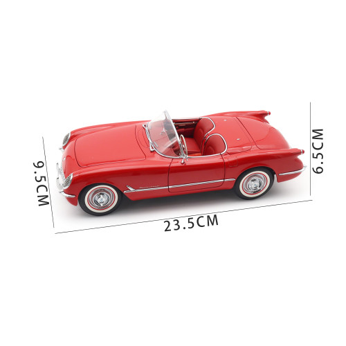 1/18 Chevrolet Corvette 1954 Autoart 71082 Red Diecast Model Car Gifts For Friends Father