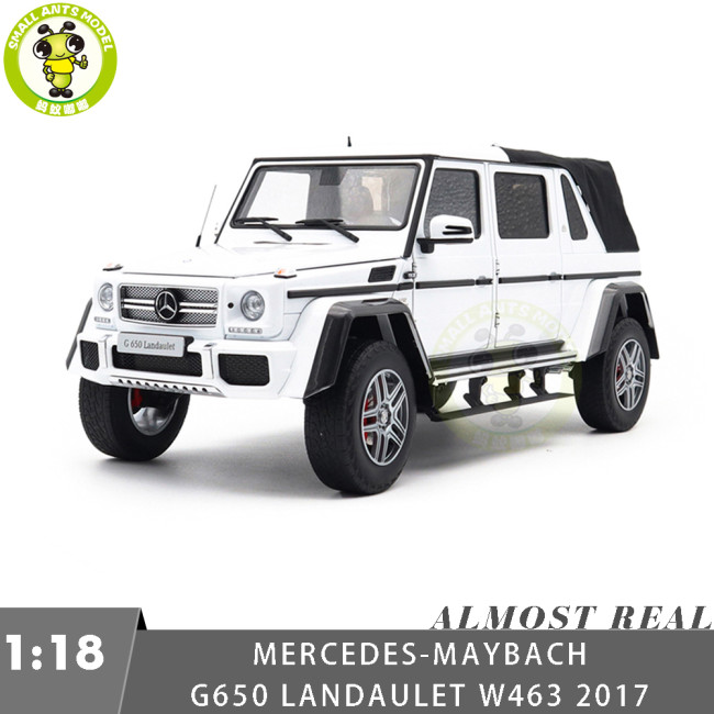 1/18 Mercedes-Maybach G650 G Class Landaulet 2017 W463 Almost Real 820213 Diecast Model Toy Cars Gifts For Boyfriend Father Husband