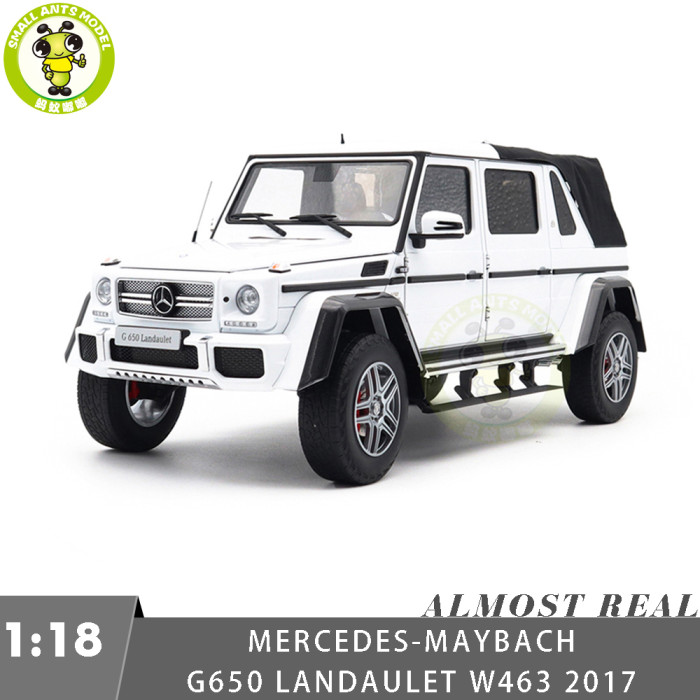 1/18 Mercedes-Maybach G650 G Class Landaulet 2017 W463 Almost Real 820213 Diecast Model Toy Cars Gifts For Boyfriend Father Husband