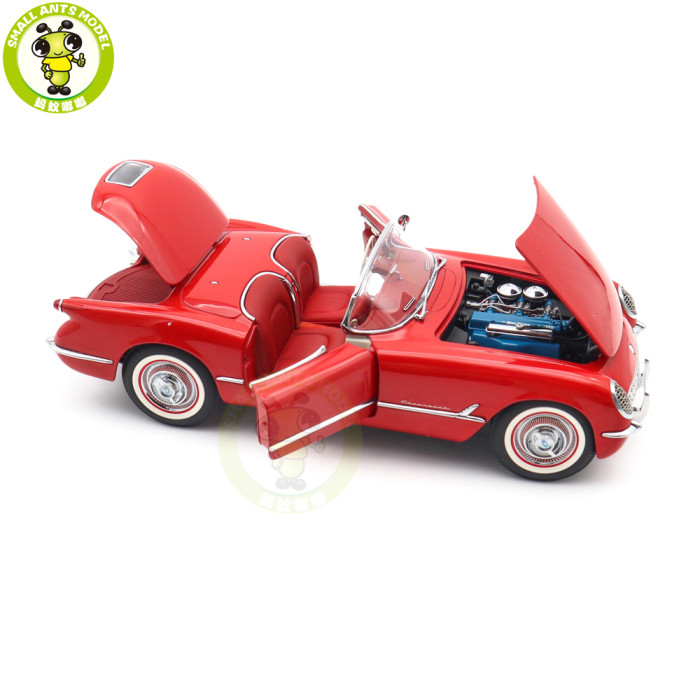 1/18 Chevrolet Corvette 1954 Autoart 71082 Red Diecast Model Car Gifts For Friends Father