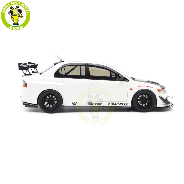 1/18 Mitsubishi Lancer EVO IX 9 MR FQ-360 JDM Super A  Diecast Model Toy Car Gifts For Father Friends