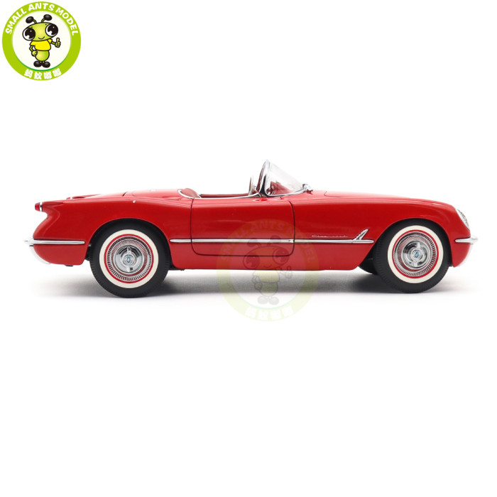 1/18 Chevrolet Corvette 1954 Autoart 71082 Red Diecast Model Car Gifts For Friends Father