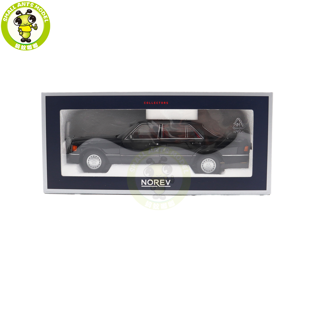 1/18 Mercedes Benz 560 SEL 1991 W126 Norev 183788 Black Diecast