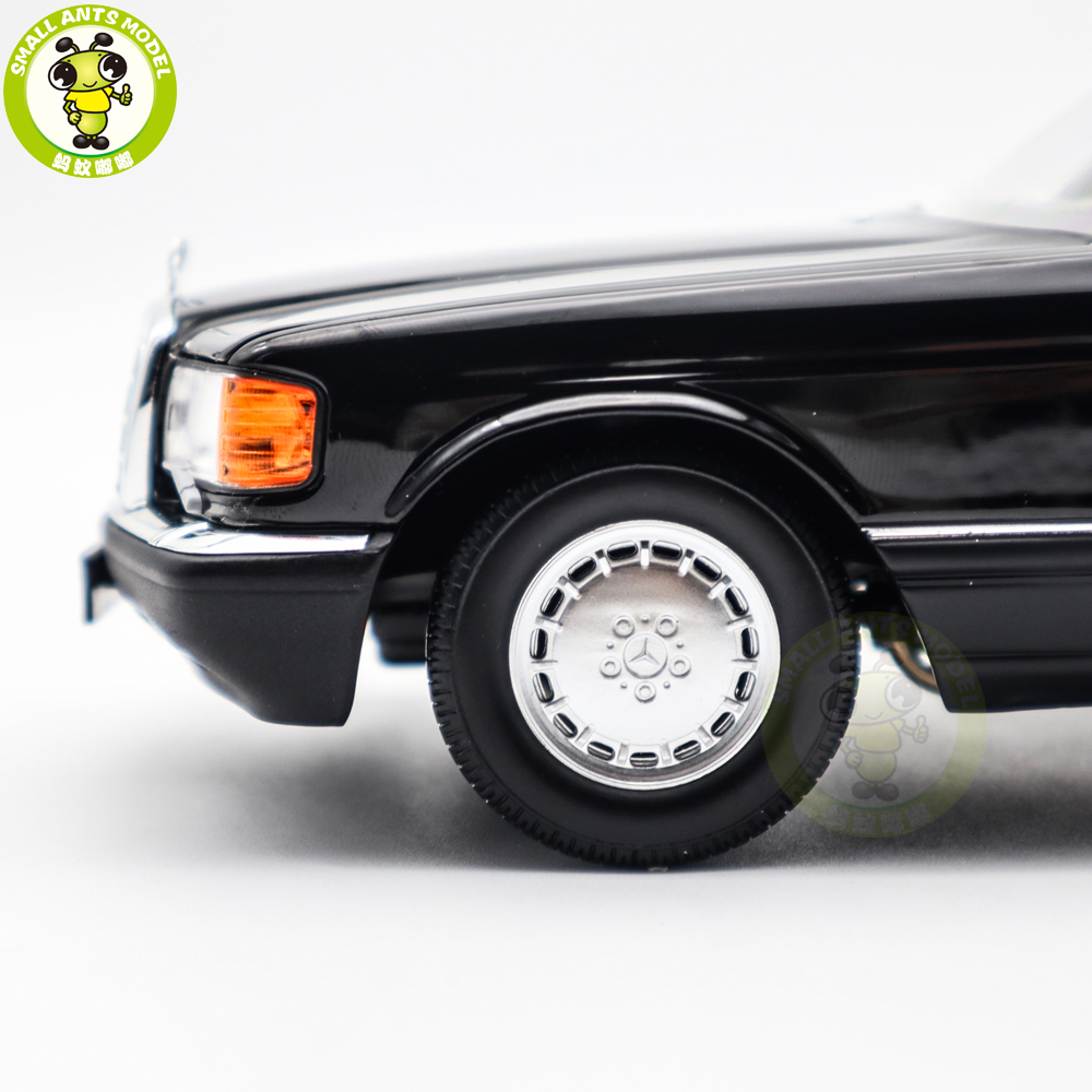 1/18 Mercedes Benz 560 SEL 1991 W126 Norev 183788 Black Diecast