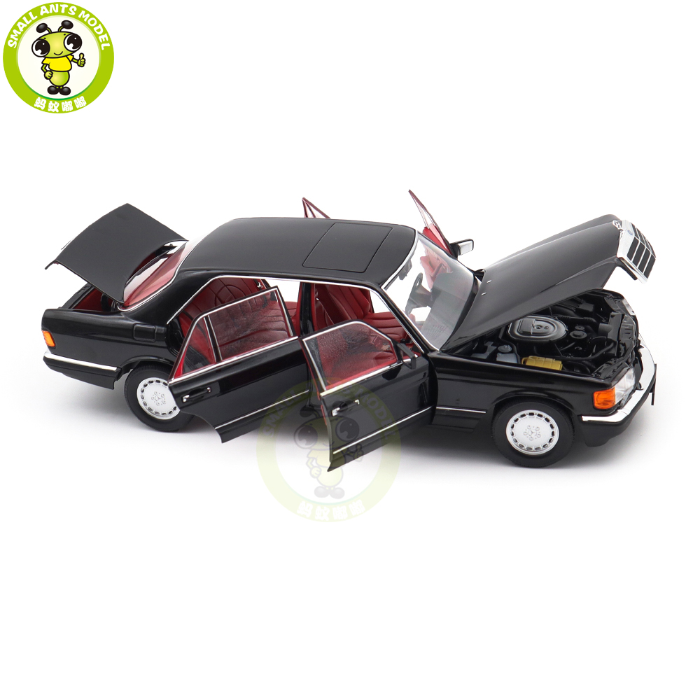 1/18 Mercedes Benz 560 SEL 1991 W126 Norev 183788 Black Diecast