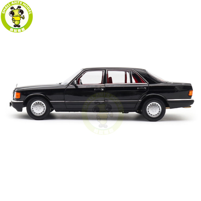 1/18 Mercedes Benz 560 SEL 1991 W126 Norev 183788 Black Diecast Model Toys Car Gifts For Father Friends