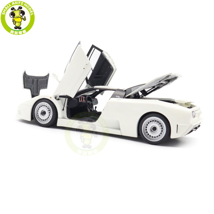 1/18 Bugatti EB110 GT Autoart 70978 White Diecast Model Car Toys Boys Girls Gifts