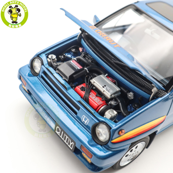 1/18 Honda City Turbo II With Motocompo AUTOart 73283 Diecast Model Car Gifts For Friends