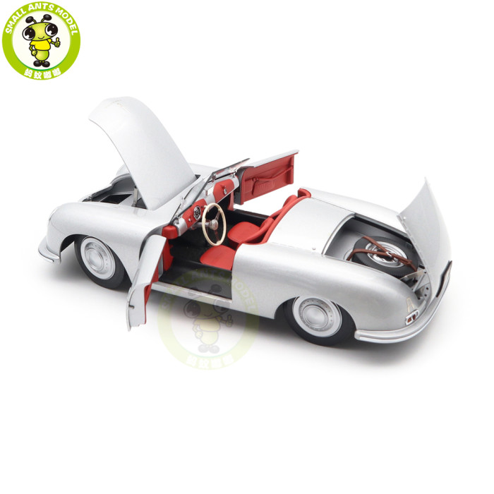 1/18 Porsche 356 NR.1 1948 Autoart 78072 Silver Diecast Model Car Gifts For Friends