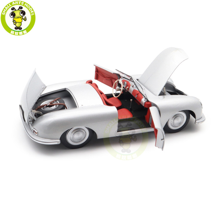 1/18 Porsche 356 NR.1 1948 Autoart 78072 Silver Diecast Model Car Gifts For Friends