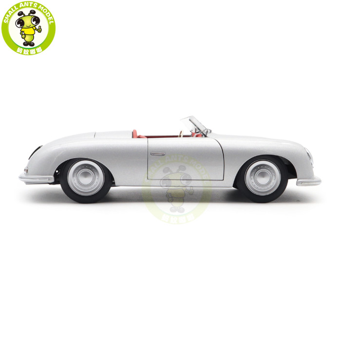 1/18 Porsche 356 NR.1 1948 Autoart 78072 Silver Diecast Model Car Gifts For Friends