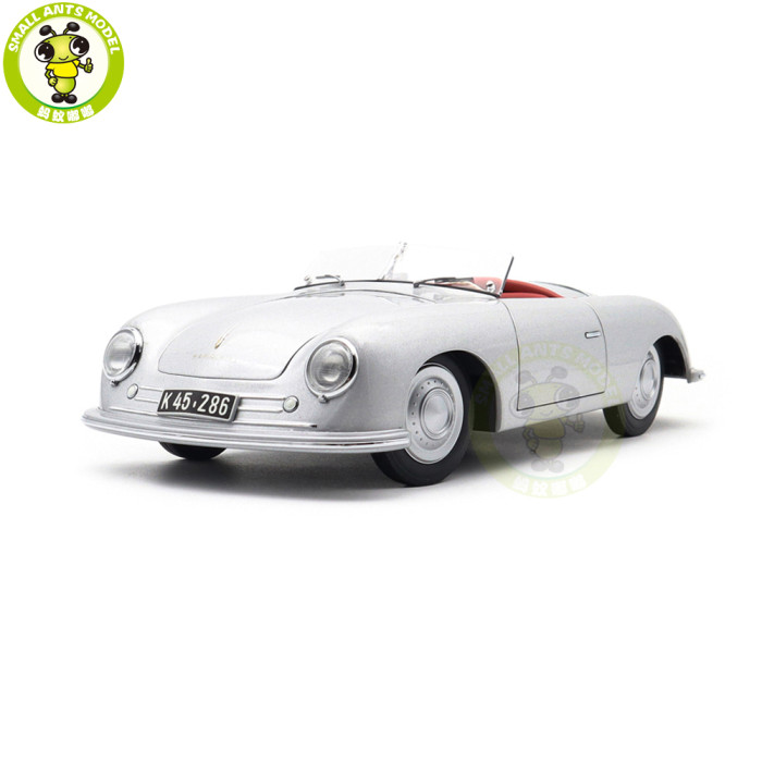 1/18 Porsche 356 NR.1 1948 Autoart 78072 Silver Diecast Model Car Gifts For Friends