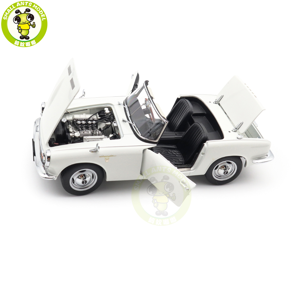 1/18 Honda S800 AUTOart 73278 White Diecast Model Car Gifts For