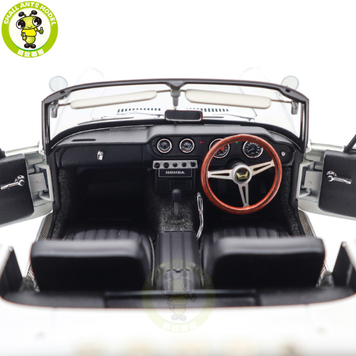 1/18 Honda S800 AUTOart 73278 White Diecast Model Car Gifts For Friends