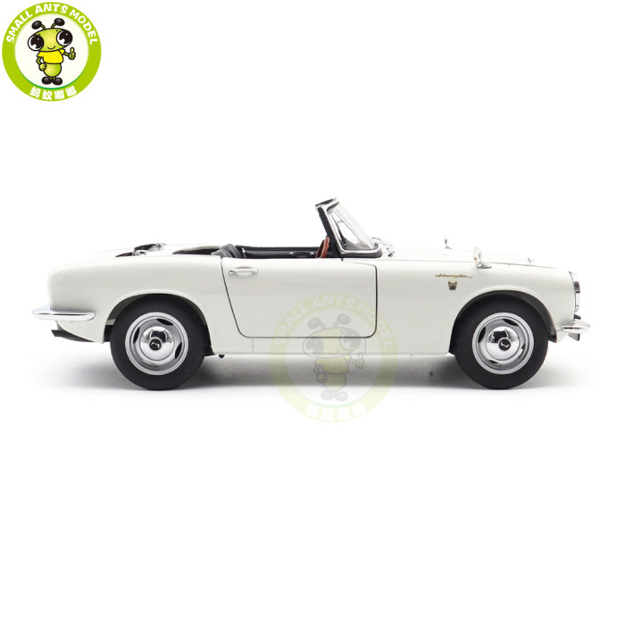 1/18 Honda S800 AUTOart 73278 White Diecast Model Car Gifts For Friends