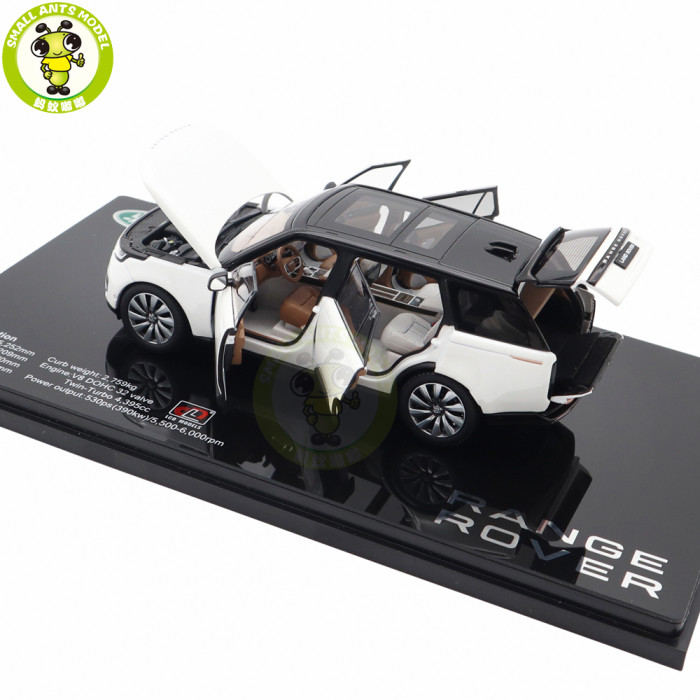 1/43 LCD Land Rover Range Rover 2022 SVA Diecast Model Toy Car Gifts For Friends Father