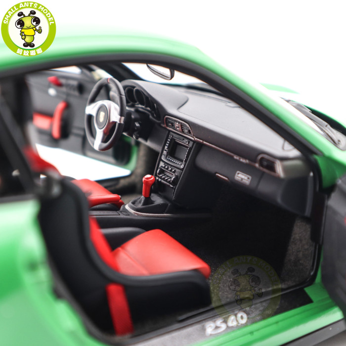1/18 Porsche 911 997 GT3 RS 4.0 Autoart 78149 Green Diecast Model Car Gifts For Friends