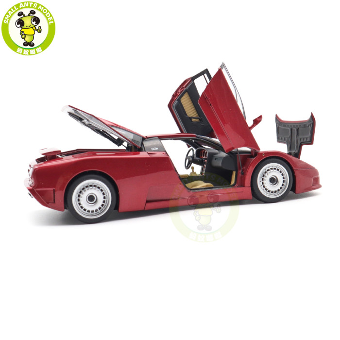 1/18 Bugatti EB110 GT Autoart 70977 Dark Red Diecast Model Car Gifts For Friends