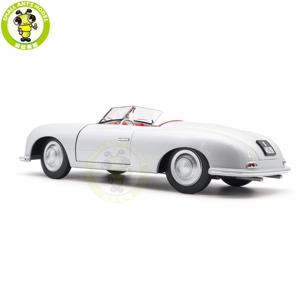 1/18 Porsche 356 NR.1 1948 Autoart 78072 Silver Diecast Model Car