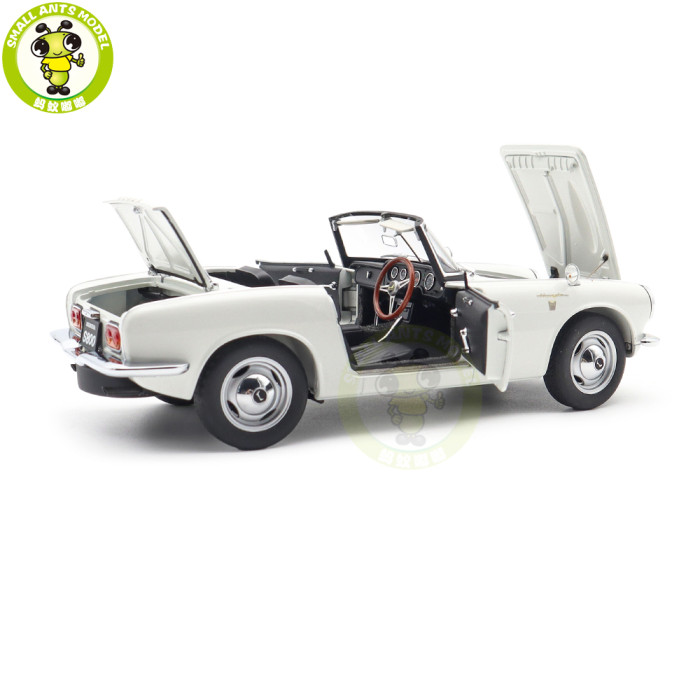 1/18 Honda S800 AUTOart 73278 White Diecast Model Car Gifts For Friends