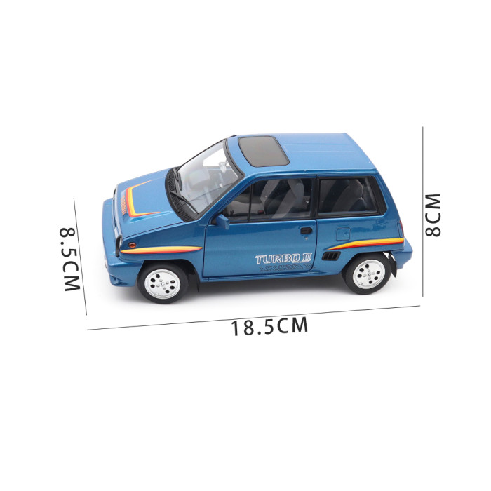 1/18 Honda City Turbo II With Motocompo AUTOart 73283 Diecast Model Car Gifts For Friends