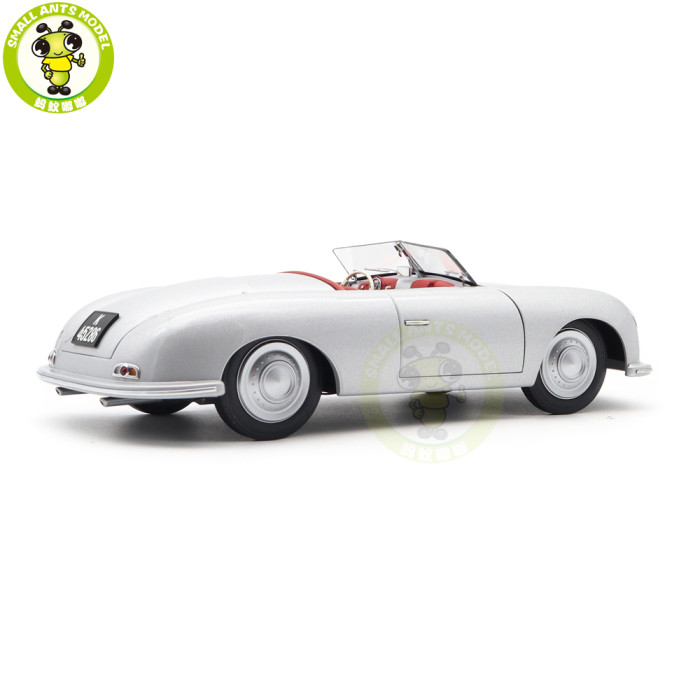 1/18 Porsche 356 NR.1 1948 Autoart 78072 Silver Diecast Model Car Gifts For Friends