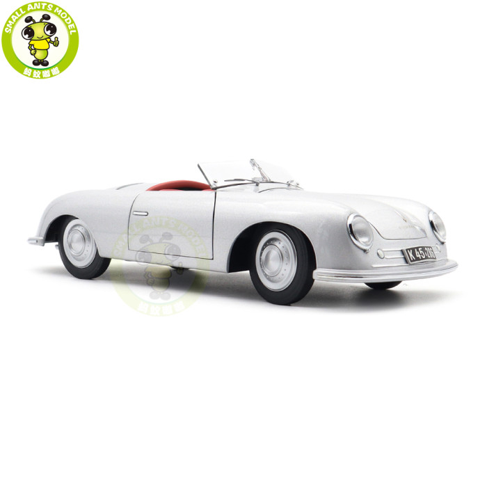 1/18 Porsche 356 NR.1 1948 Autoart 78072 Silver Diecast Model Car Gifts For Friends
