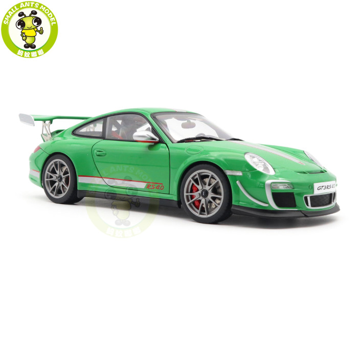 1/18 Porsche 911 997 GT3 RS 4.0 Autoart 78149 Green Diecast Model Car Gifts For Friends