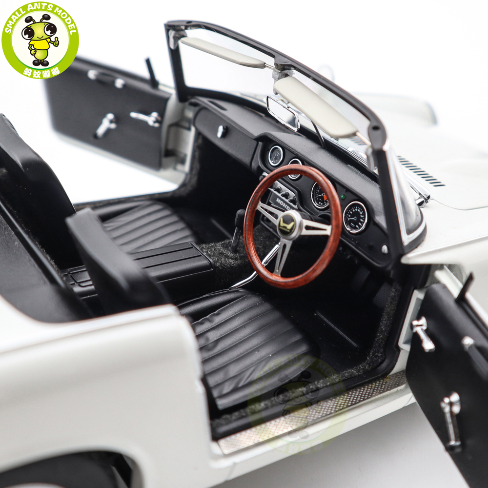 1/18 Honda S800 AUTOart 73278 White Diecast Model Car Gifts For