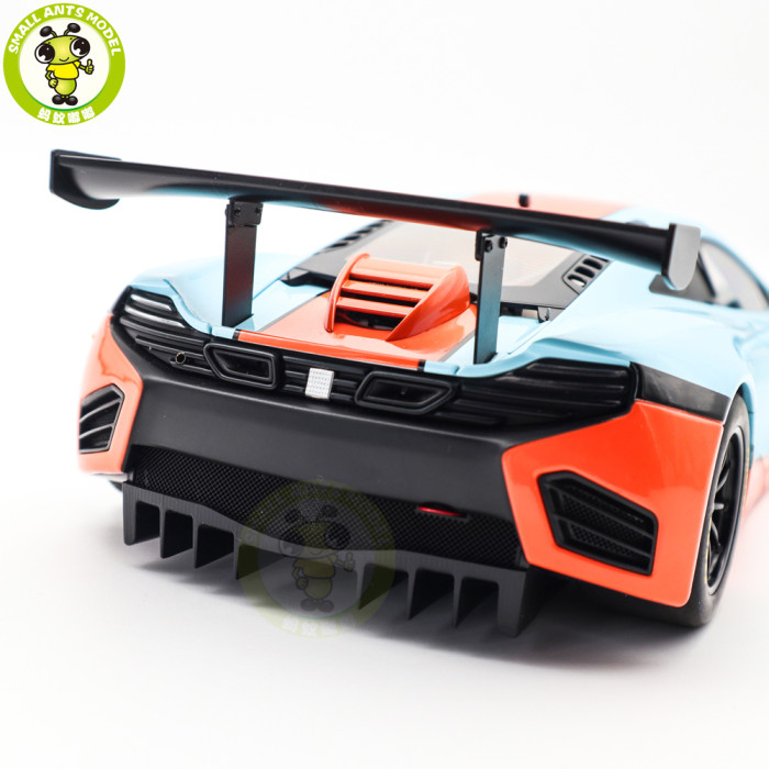 1/18 McLaren 12C GT3 Autoart 81343 Blue/Orange Paint Scheme Model Toy Car Gifts For Father Friends